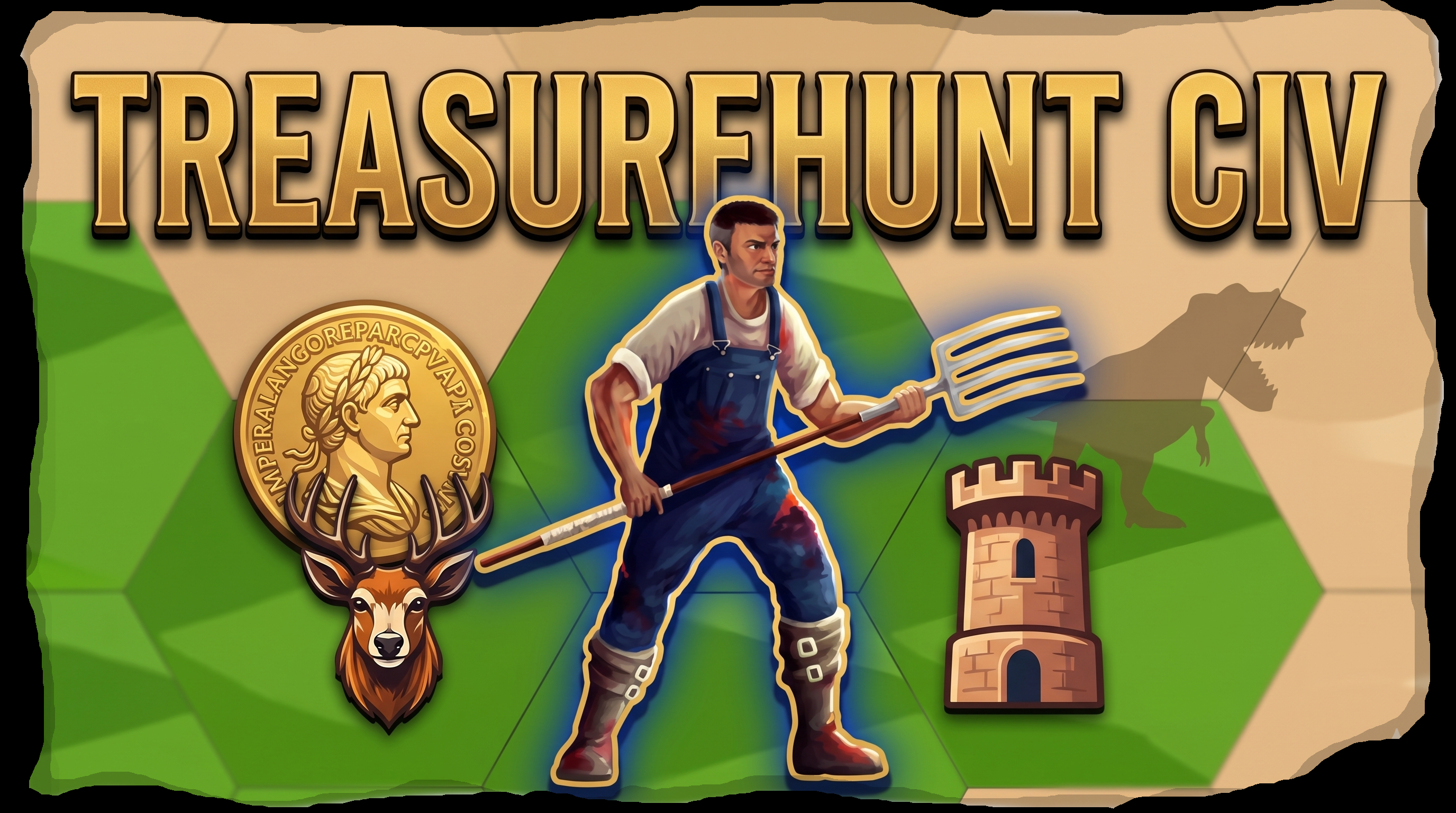 Treasure Hunt | CIV — hex strategy browser game with procedural map